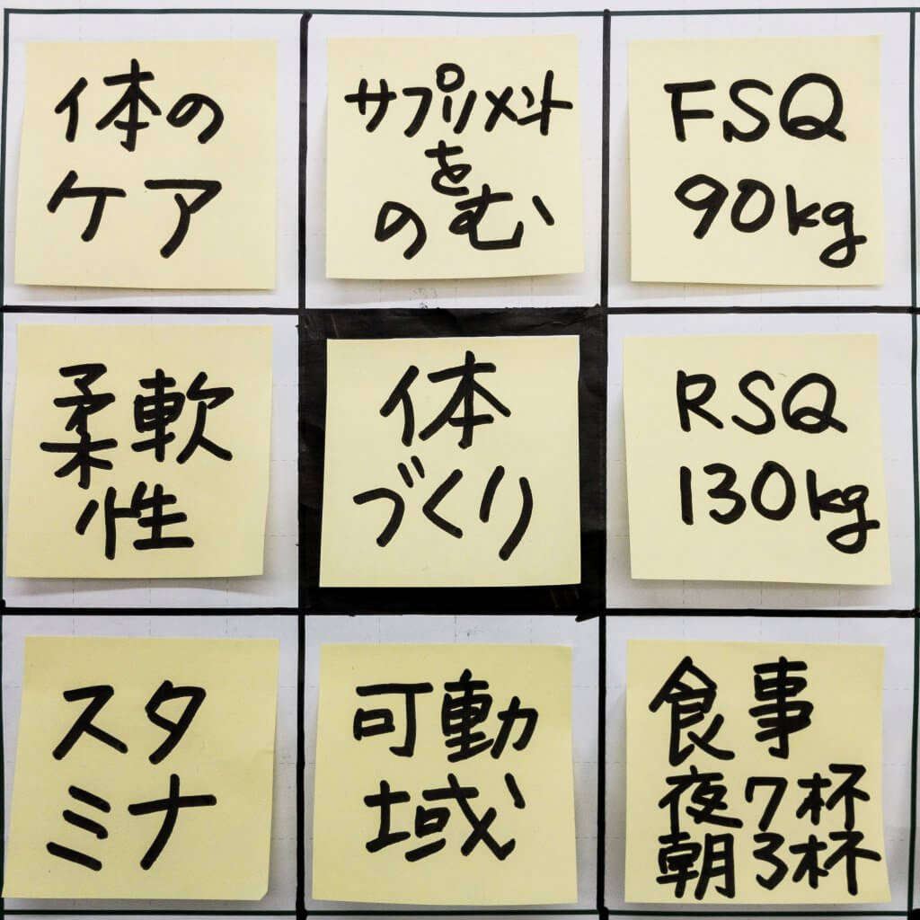 大谷翔平選手が高１冬に書いたマンダラ