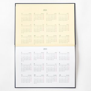 年間カレンダー（２年分）