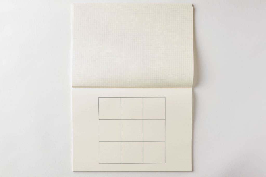 M9notes A4サイズ 横向きでも使えます。