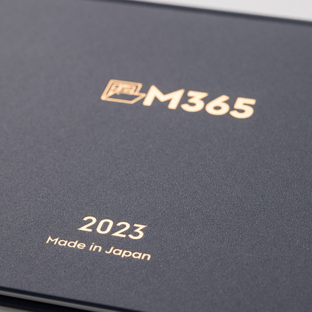 手帳『M365』2023年版 ロゴ箔押し