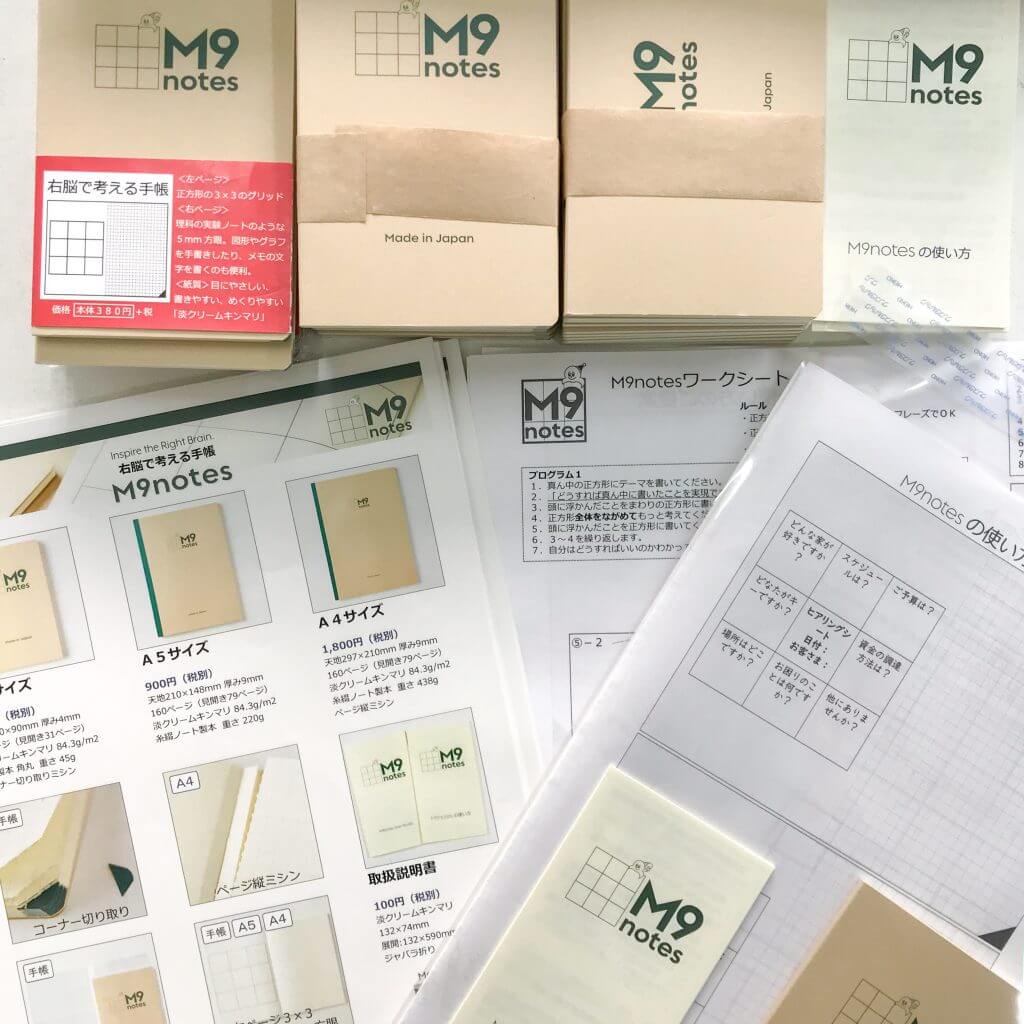 10分説明で準備したモノ