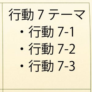 行動エリアのマスを「2022マンダラ」に書きます