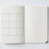 左ページは３×３グリッド、右は５ｍｍ方眼